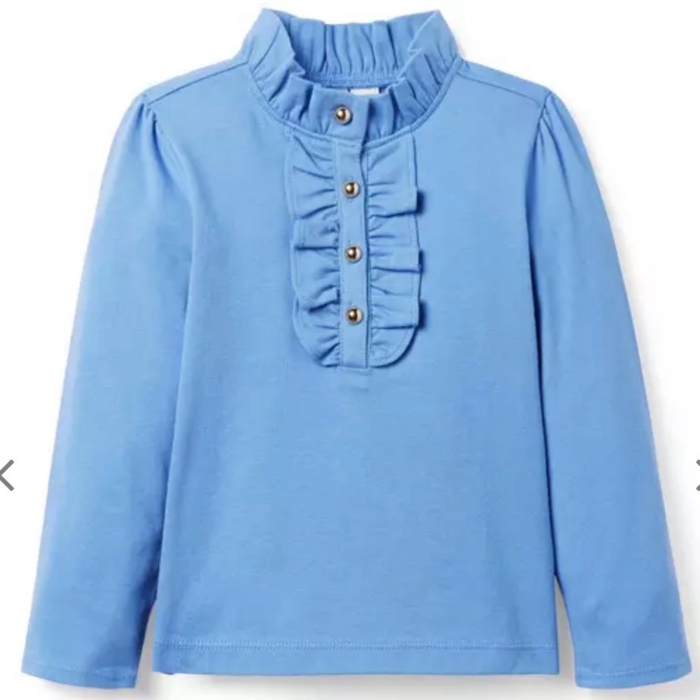 NWOT Janie & Jack Skyline Blue the City Center Top